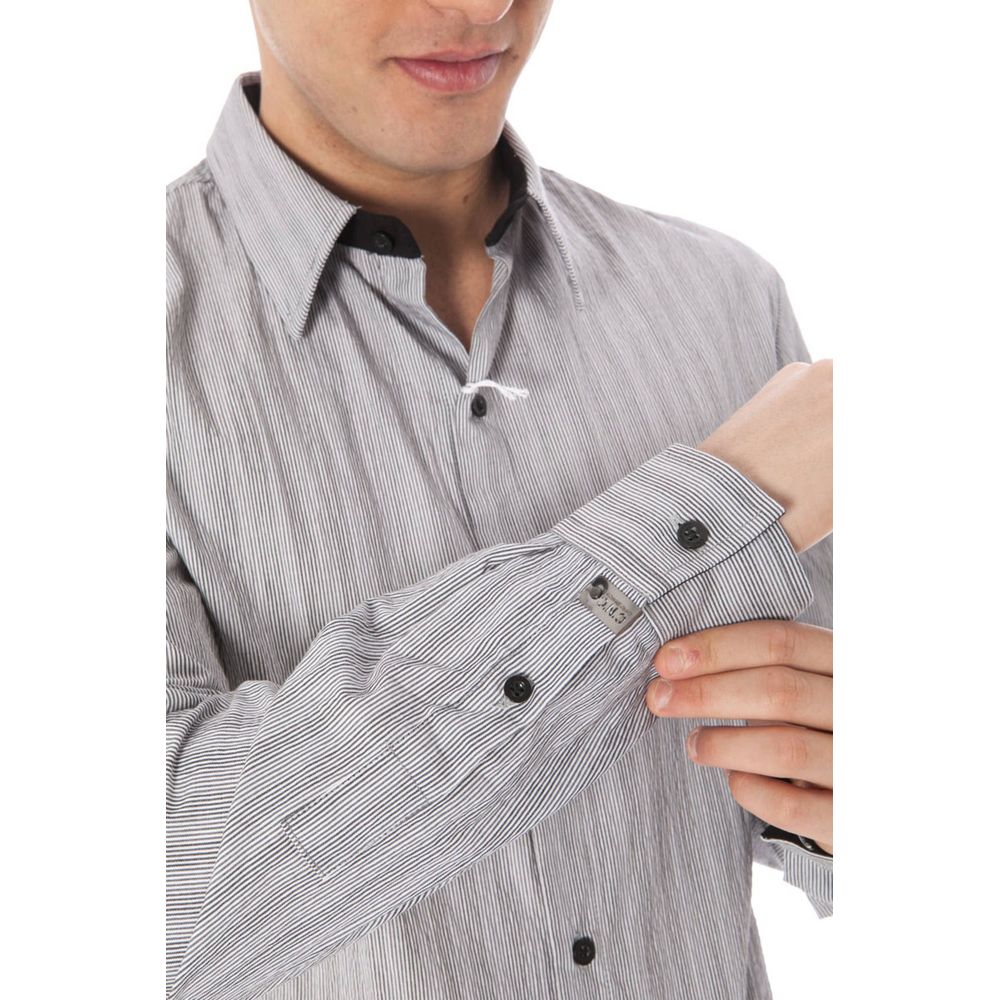 Costume National White Cotton Men Shirt Costume National