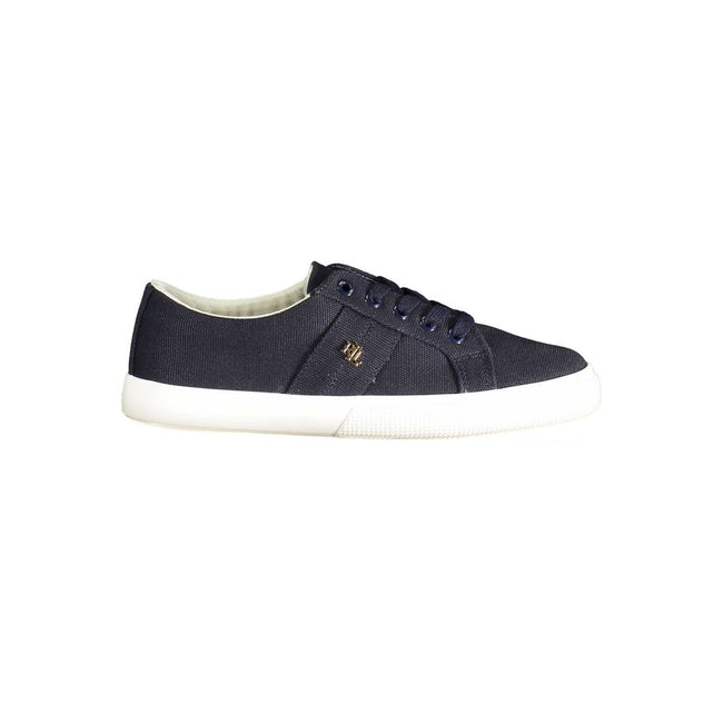 Ralph Lauren Blue Cotton Women Sneaker Ralph Lauren