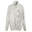 Balmain Brown Wool Men Turtleneck Sweater Balmain