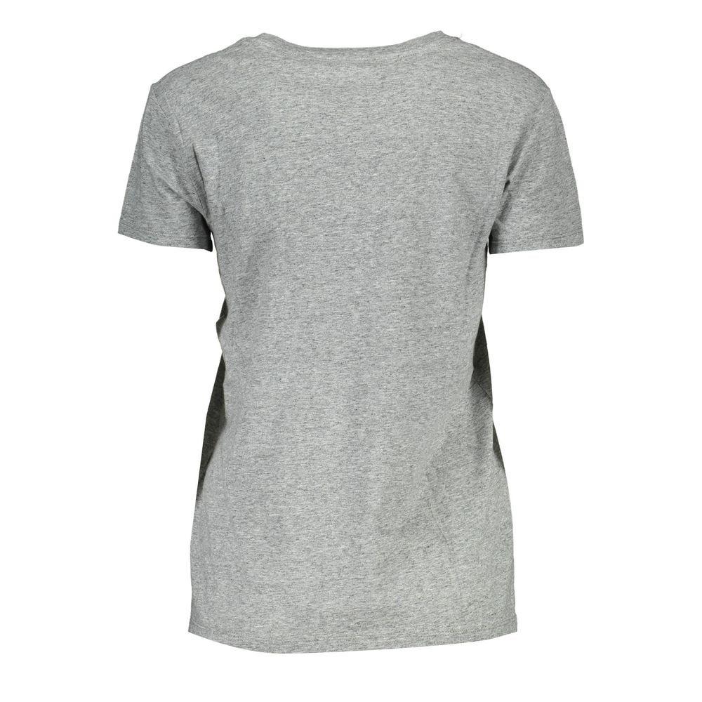 Levi's Gray Cotton Unisex T-Shirt Levi's