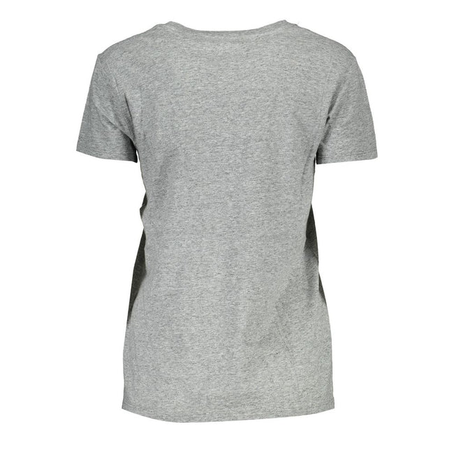 Levi's Gray Cotton Unisex T-Shirt Levi's