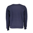 North Sails Blue Cotton Men Sweater North Sails