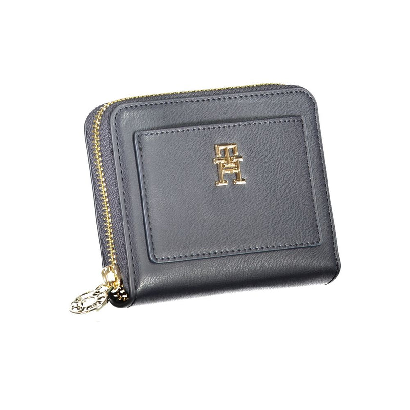Tommy Hilfiger Blue Polyurethane Women Wallet Tommy Hilfiger