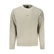 Hugo Boss Beige Cotton Men Sweater Hugo Boss