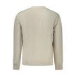 Hugo Boss Beige Cotton Men Sweater Hugo Boss