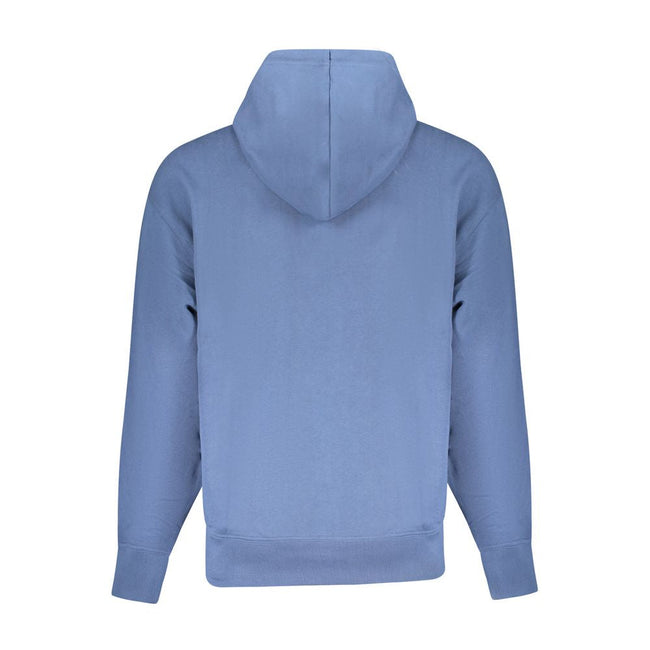 Hugo Boss Blue Cotton Men Sweater Hugo Boss