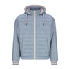 Herno Blue Silk Men Jacket Herno
