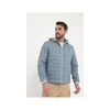 Herno Blue Silk Men Jacket Herno