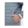 Herno Blue Silk Men Jacket Herno