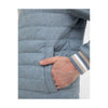 Herno Blue Silk Men Jacket Herno