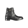 Tommy Hilfiger Black Leather Women Boot Tommy Hilfiger