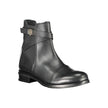 Tommy Hilfiger Black Leather Women Boot Tommy Hilfiger