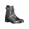 Tommy Hilfiger Black Leather Women Boot Tommy Hilfiger