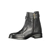 Tommy Hilfiger Black Leather Women Boot Tommy Hilfiger