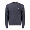 Hugo Boss Blue Cotton Men Sweater Hugo Boss