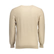 Gant Beige Cotton Men Sweater Gant