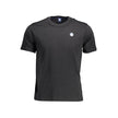 North Sails Black Cotton Men T-Shirt North Sails