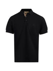 Burberry Black Cotton Collared Polo Shirt Burberry