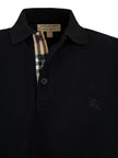 Burberry Black Cotton Collared Polo Shirt Burberry