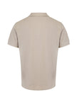 Burberry Pale Stone Cotton Collared Polo Shirt Burberry