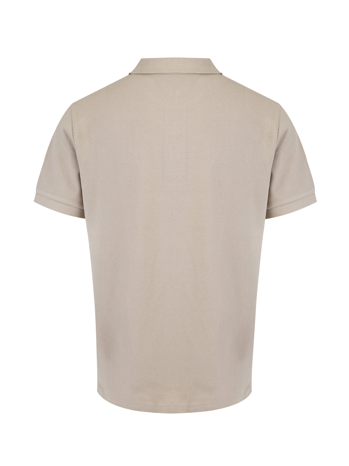 Burberry Pale Stone Cotton Collared Polo Shirt Burberry