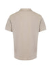 Burberry Pale Stone Cotton Collared Polo Shirt Burberry