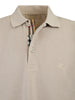 Burberry Pale Stone Cotton Collared Polo Shirt Burberry