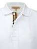 Burberry White Cotton Collared Polo Shirt Burberry