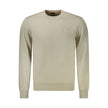 Hugo Boss Beige Cotton Men Sweater Hugo Boss