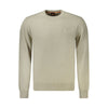 Hugo Boss Beige Cotton Men Sweater Hugo Boss