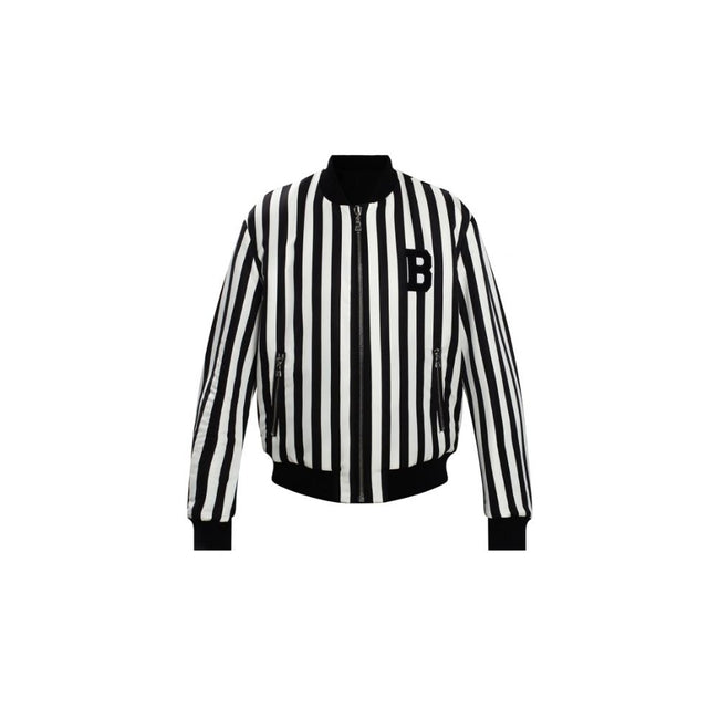Balmain Black Polyamide Men's Reversible Jacket Balmain