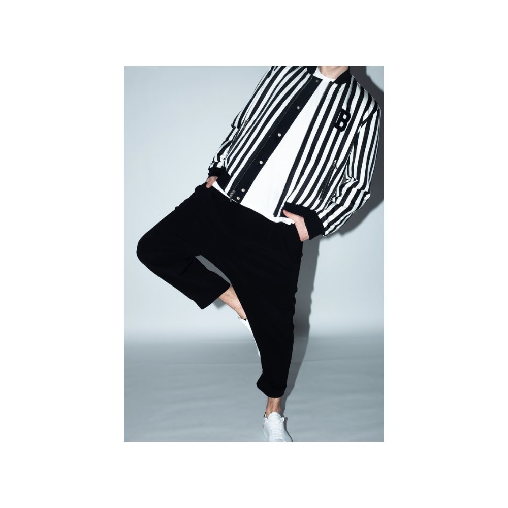 Balmain Black Polyamide Men's Reversible Jacket Balmain