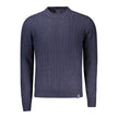 North Sails Blue Wool Men Sweater North Sails