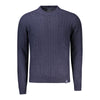North Sails Blue Wool Men Sweater North Sails