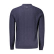 North Sails Blue Wool Men Sweater North Sails