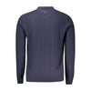 North Sails Blue Wool Men Sweater North Sails