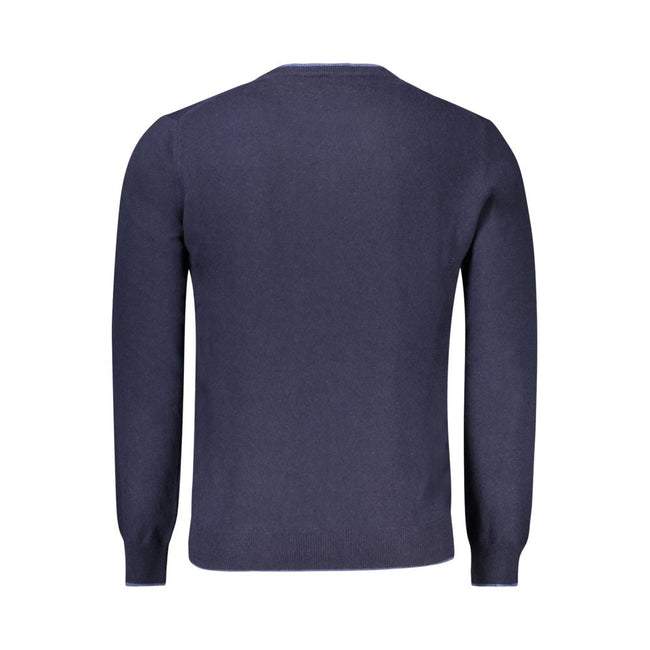 North Sails Blue Wool Men Sweater North Sails