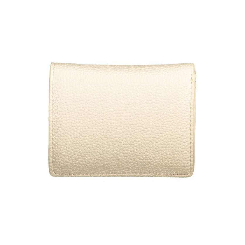 Mario Valentino Beige Polyurethane Women Wallet Mario Valentino