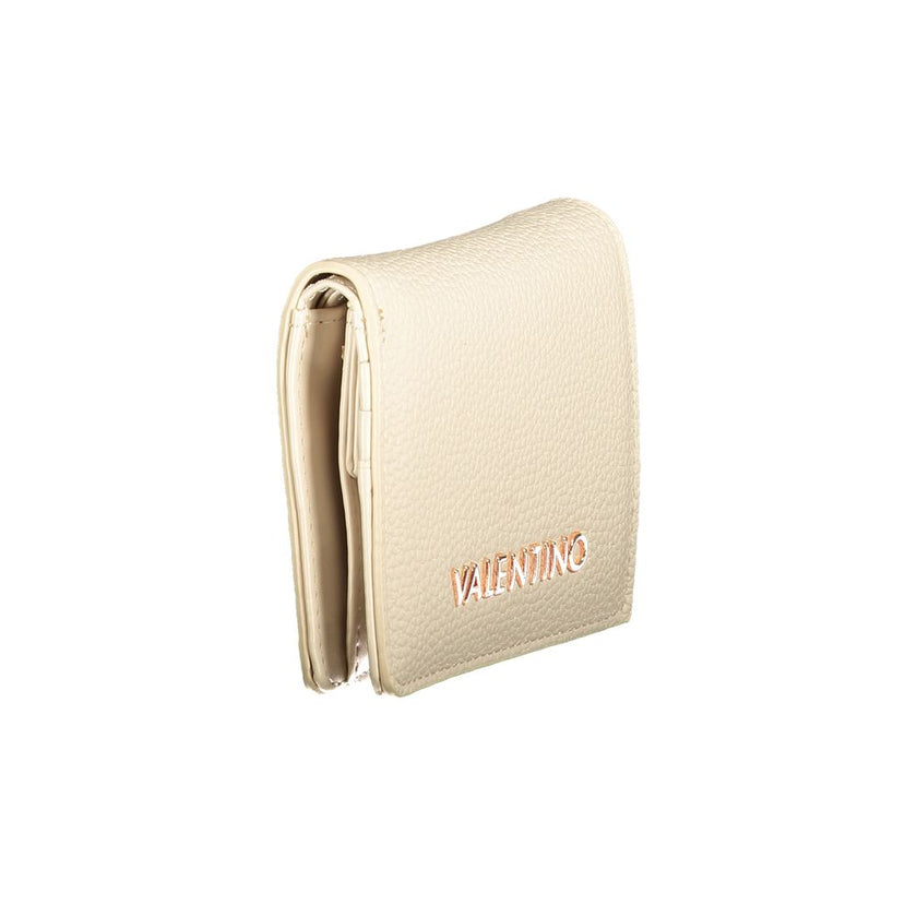 Mario Valentino Beige Polyurethane Women Wallet Mario Valentino