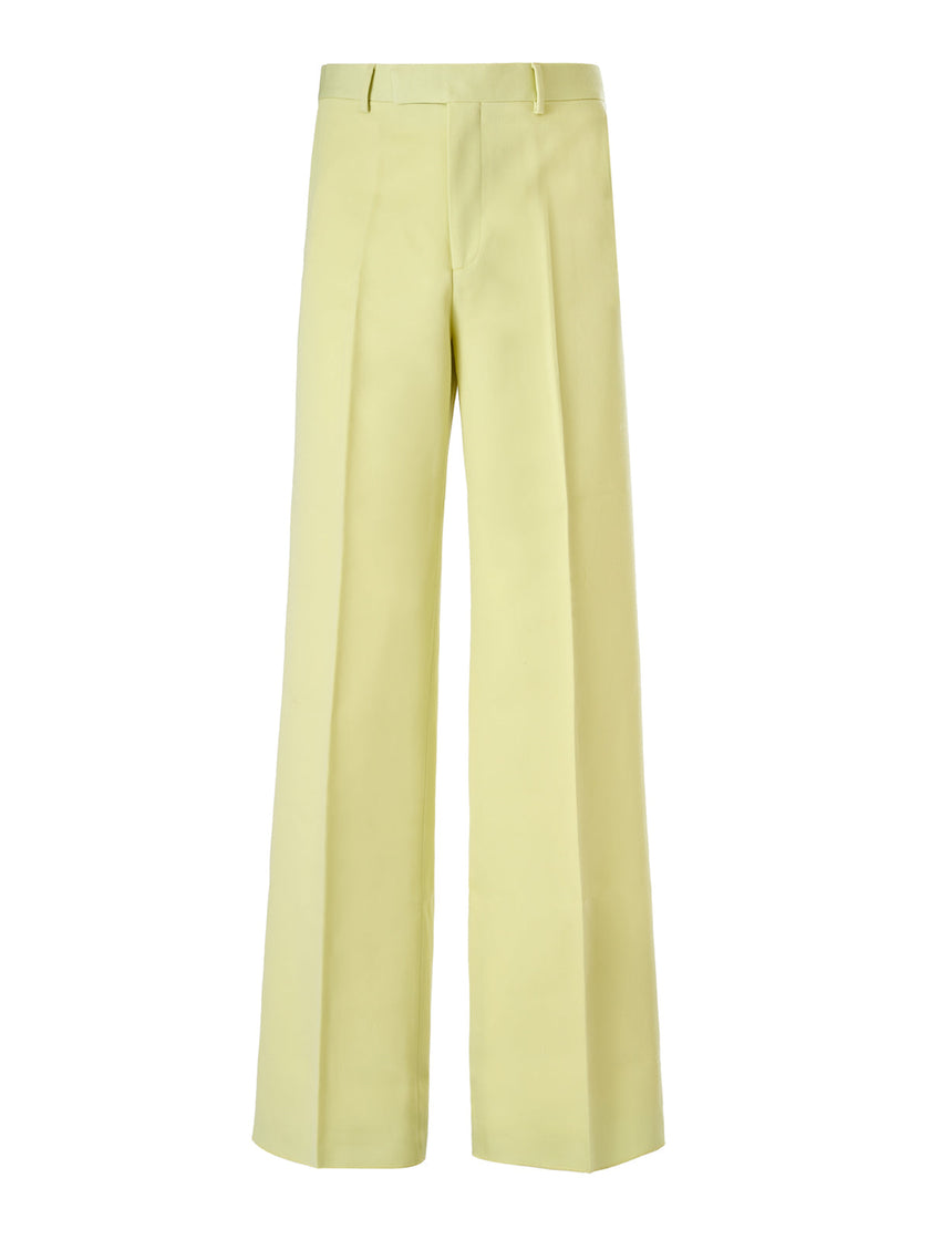 Gucci Lime Yellow Polyester Pants Gucci