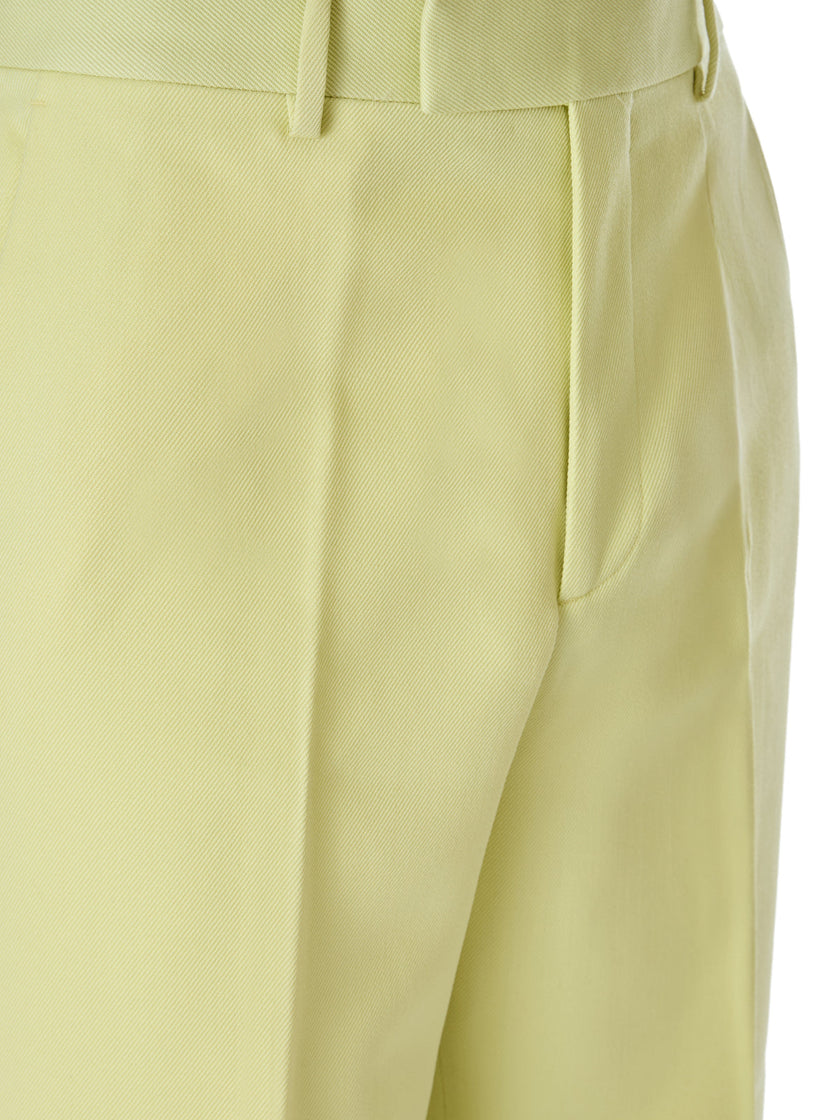 Gucci Lime Yellow Polyester Pants Gucci