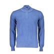 North Sails Blue Cotton Men Sweater North Sails