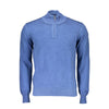 North Sails Blue Cotton Men Sweater North Sails