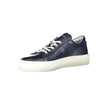 Tommy Hilfiger Blue Leather Men Sneaker Tommy Hilfiger