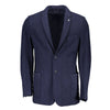 Gant Blue Wool Men Jacket Gant