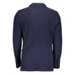 Gant Blue Wool Men Jacket Gant