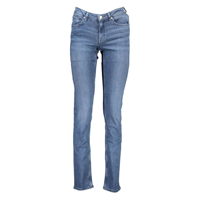 Gant Blue Polyester Women Jeans Gant
