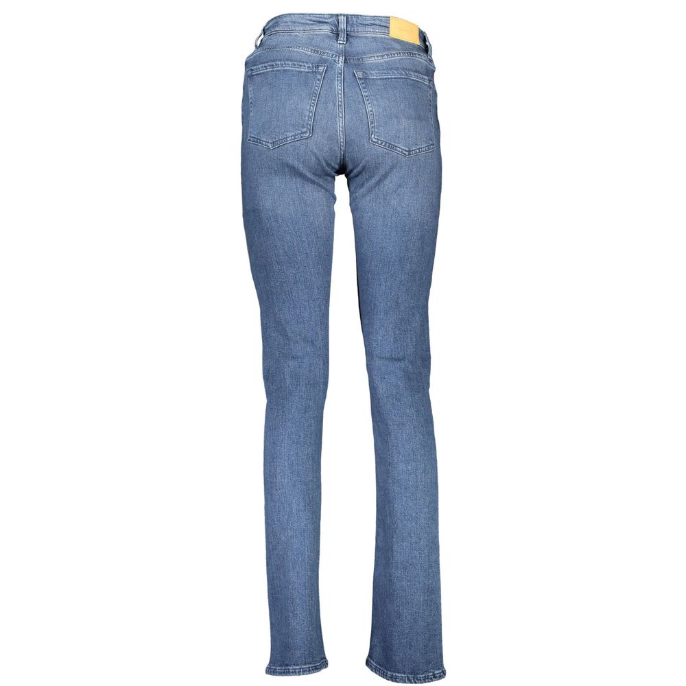 Gant Blue Polyester Women Jeans Gant