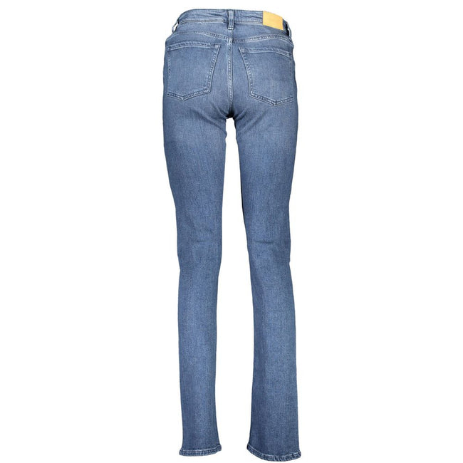 Gant Blue Polyester Women Jeans Gant