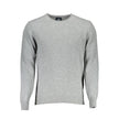 North Sails Gray Wool Men Sweater North Sails